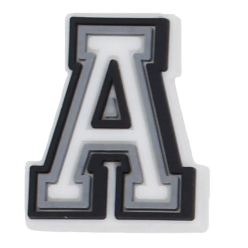 1 Piece Shoe Charms Accessories Pvc Shoe Decorations Letter 26 Options To Choose From Alphabet Ornament Pins Party Gift - 558