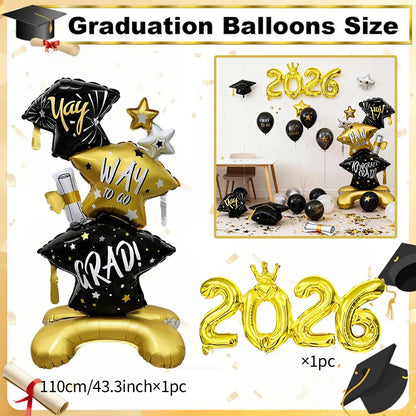 2026 Graduation Season Decoration Balloon 2026 Balloon for Graduation Season Campus Decoration Balloon Indoor and Outdoor Dec