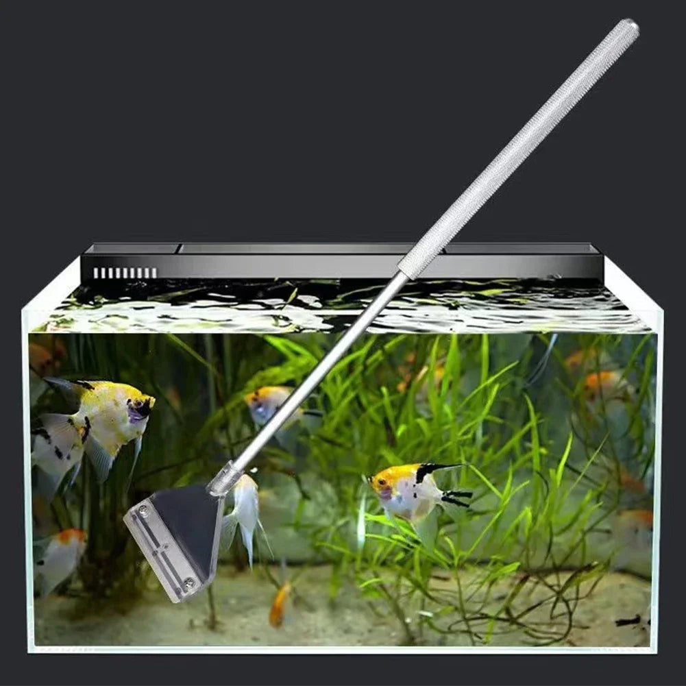 Stainless Steel Fish Tank Plants Tools Aquarium Cleaning Tools Scissors Tweezers Wave Scissors Pet Aquarium Supplies Accessor