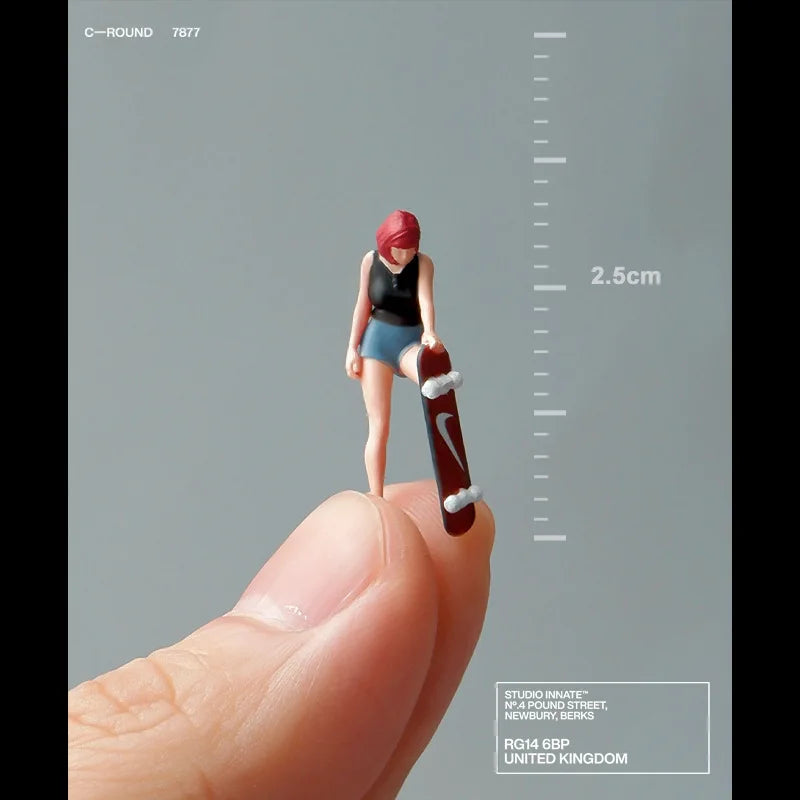 Resin Diorama 1:64 Scale Miniature Figures Garage Scenes Minifigures Model Kit DIY Craft Toys Anime Figure Collectib - HH