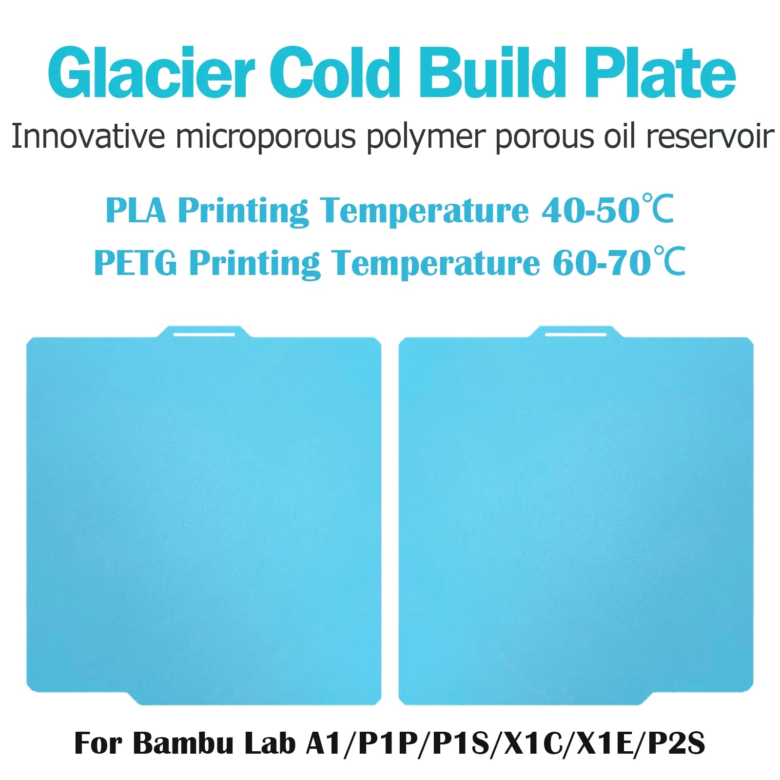 Build Plate for Bambu Lab A1 P1P P1S Smooth X1C Spring Steel Sheet Bambu X2D P2S 3D Print For Bambu Bamboo X1 Carbon Plate Be