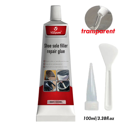 Waterproof Transparent Shoe Sole Repair Glue Super Strong - Durable Sealant for Crack Filling, Repair Paste for Rubber Materi