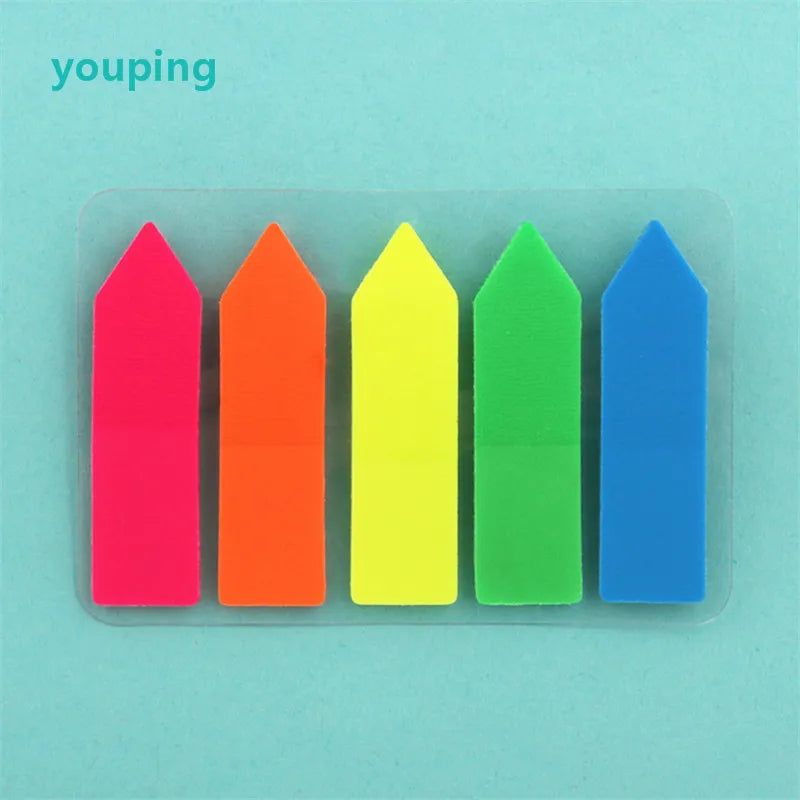15 Types Color Self Adhesive Memo Pad Sticky Notes Bookmark Point It Marker Memo Sticker Paper Office School Supplies - E