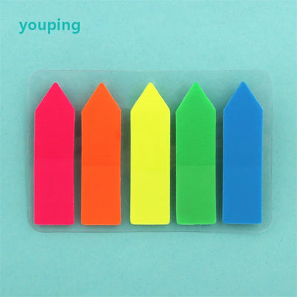 15 Types Color Self Adhesive Memo Pad Sticky Notes Bookmark Point It Marker Memo Sticker Paper Office School Supplies - E