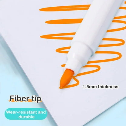 4/8Pcs Magnetic Erasable Whiteboard Pen Color Options Numbering Stationery Office Teaching Supplies for Blackboard Student No