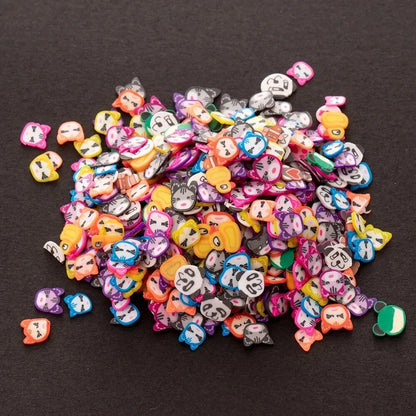 1000Pcs Polymer Clay Resin Fruit Slice for Epoxy Silicone Mold DIY Craft Jewelry Cellphone Decoration Accessory Making Suppli