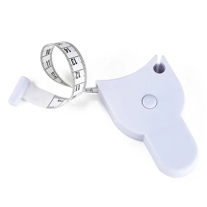 Self-tightening Body Measuring Tape Ruler 150cm/60 Inch Sewing Tailor Dressmaking Measure Ruler Meter Film for Waist Chest Le