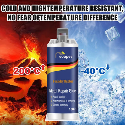 Upgraded High Strength Metal Repair Glue Heat Resistance Cold Weld Plastic Repair Casting Adhesive AB Glue Sealant