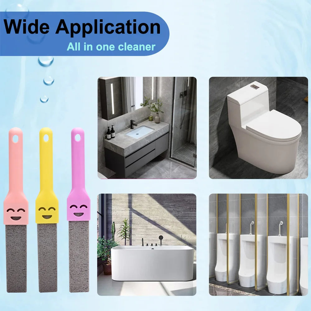 5 PCS Pumice Stone Cleaning Stick Seat Toilet Limescale Rust Stain Dirt Removal Brush Bathroom Tile Sink Household Washing To