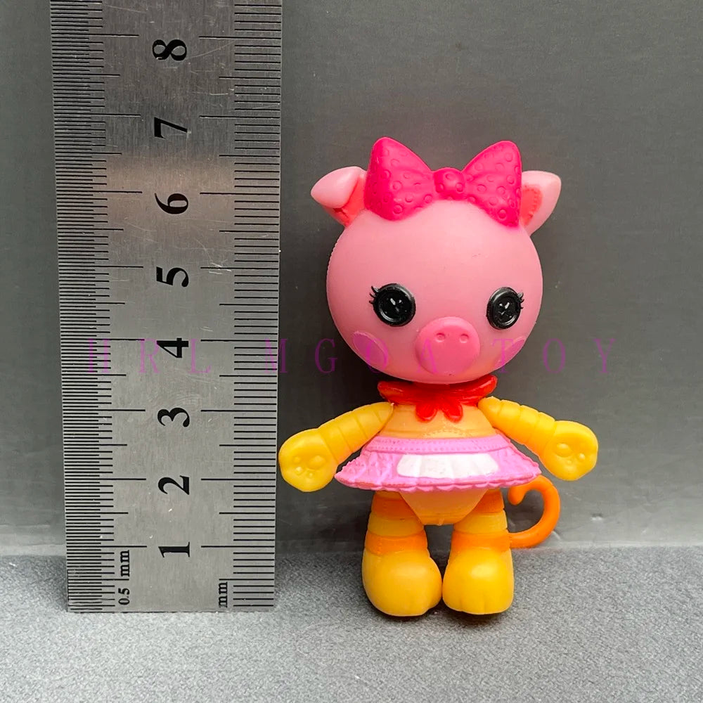 Original Lalaloopsy 8-10cm Little Sister and Pet Dolls PVC Holiday Gift Collection Pvc Toys - A16-1PC