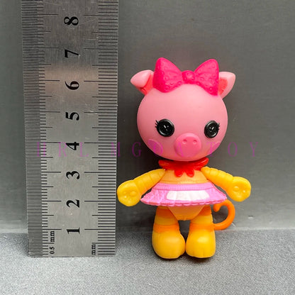 Original Lalaloopsy 8-10cm Little Sister and Pet Dolls PVC Holiday Gift Collection Pvc Toys - A16-1PC