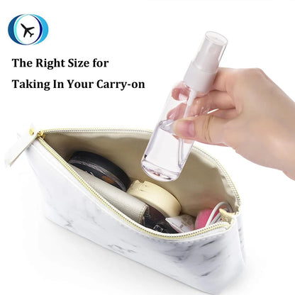 100/60/30/10ml Empty Refillable Bottles Mini Clear Spray Bottles Plastic Perfume Atomizer Portable Transparent Dispenser Trav