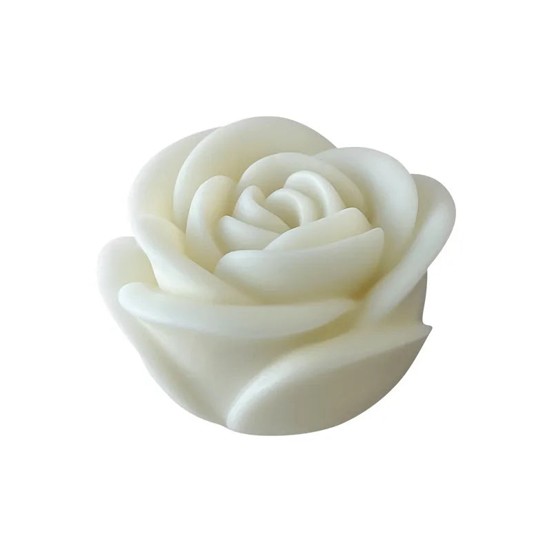 Valentine's Day Flower Silicone Candle Mold 3D Peony Flower Soap Gypsum Craft Mould DIY Chocolate Cake Baking Tool Wedding Gi
