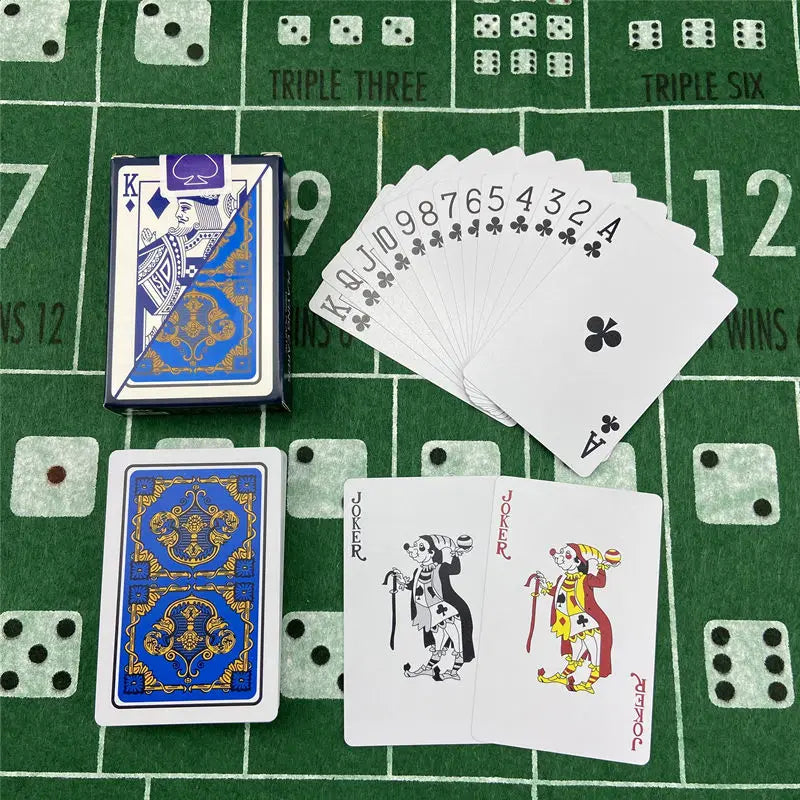 Playing Cards Plastic Baccarat Texas Hold'em Poker 58mm(2.28inch)*88mm(3.46inch) PVC Pokers Board Game Waterproof Wearable Ca