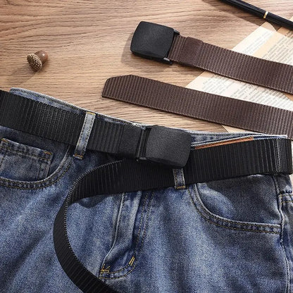 Men's Belt Outdoor Casual Canvas Belt Metal Free Training Nylon Tactical Belt With Pants Jeans Belt Sports Belts For Men Wome