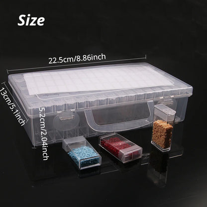 5D DIY Diamond Painting Tools Accessories Storage Box Container Diamond Embroidery Accessories Drill Box Mosaic Container Cas