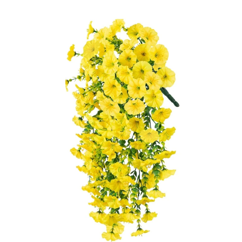 Artificial Flowers Vine Morning Glory Wedding Wreath Home Room Valentine's Decor Outdoor Yard Pretty Hanging Arch DIY Gift Pr