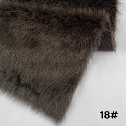 Fur Imitate Fabric 30x50cm Polyester Fiber Medium Thickness Woven Technics 2.5cm Long Fur Fabric Cosplay Fursuit Fur Material