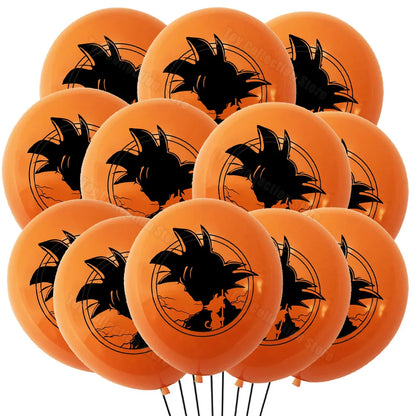 Dragoned Ball Z 12/24/50Pcs Latex Ballon Boy Favor Party Decoration Festivel Toy Gift Party Supplies Anniversary Holiday