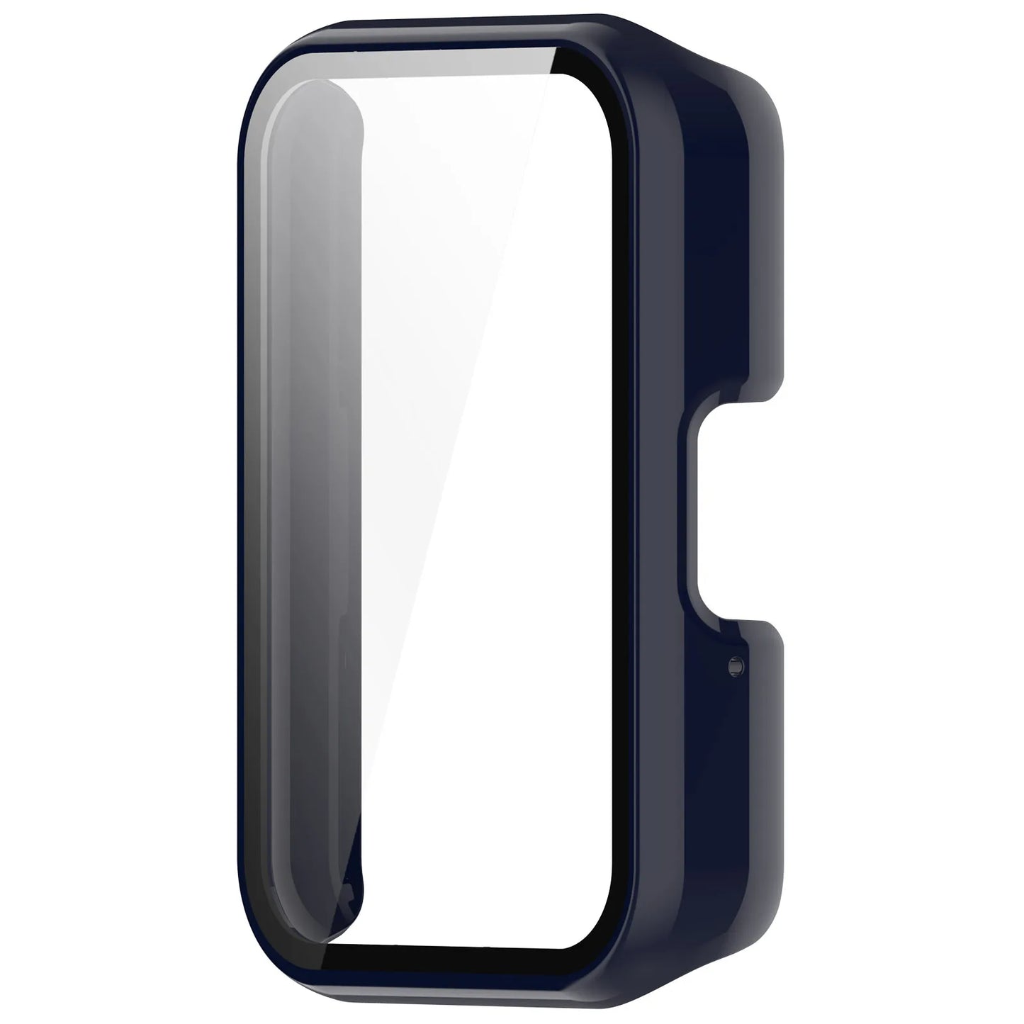 Watch Case Compatible for Samsung Galaxy Fit3, Protective PC Frame Face Cover Built-in Tempered Glass Screen Protector, Scrat