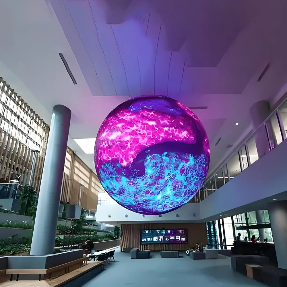 Circular Indoor Advertising LED Display for Product Durable and Eye-Catching