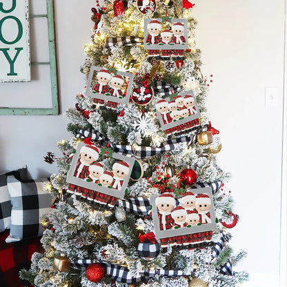 Christmas Pendant DIY Personal Family Christmas Decorations For Home 2024 Navidad Christmas Tree Hanging Ornament New Year 20
