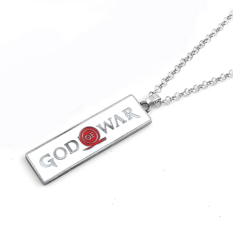 New God of War 4 Kratos Sword Keychain Pendant Keyring Jewelry Men And Women Car key chain Accessories - Necklace F