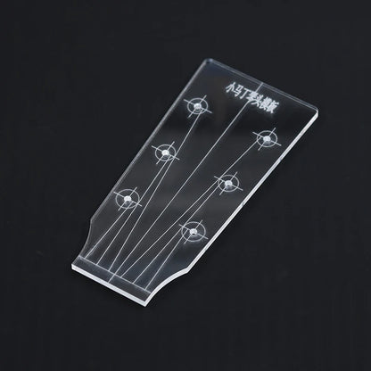 Guitar Head Template Electric Guitar Acoustic Guitar Ukulele Transparent Acrylic Template Guitar Making Mold