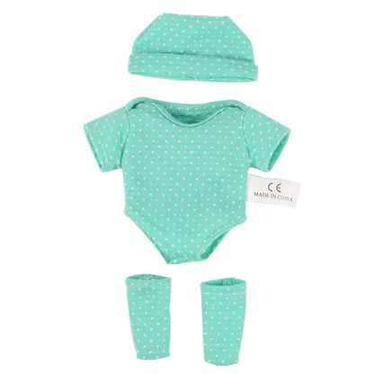 20cm Baby Dolls Clothes for DIY Toy Doll Accessories Suitable For 8inch Doll Sweater Jumpsuit Reborn Doll Clothes Accessories