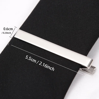 Tie Clips Gold Colour Fashion Ties for Men Gifts Metal Simple Bar Clasp Practical Necktie Accessories Tie Pin Mens Collar Cli