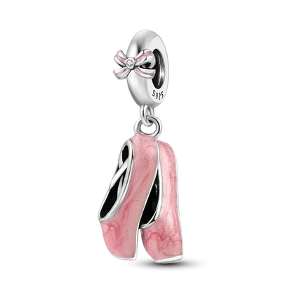 2026 Charms Bead 925 Sterling Silver Pink Butterfly Luminous Firefly Dangle Fit Bangle Bracelet Necklace DIY Jewelry - KTC367