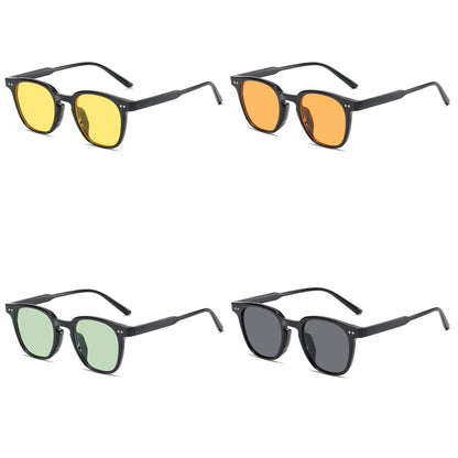New Vintage Square Sunglasses Women Men Small Round Sun Glasses Female Small Eyewear Sunglasses for Male Female