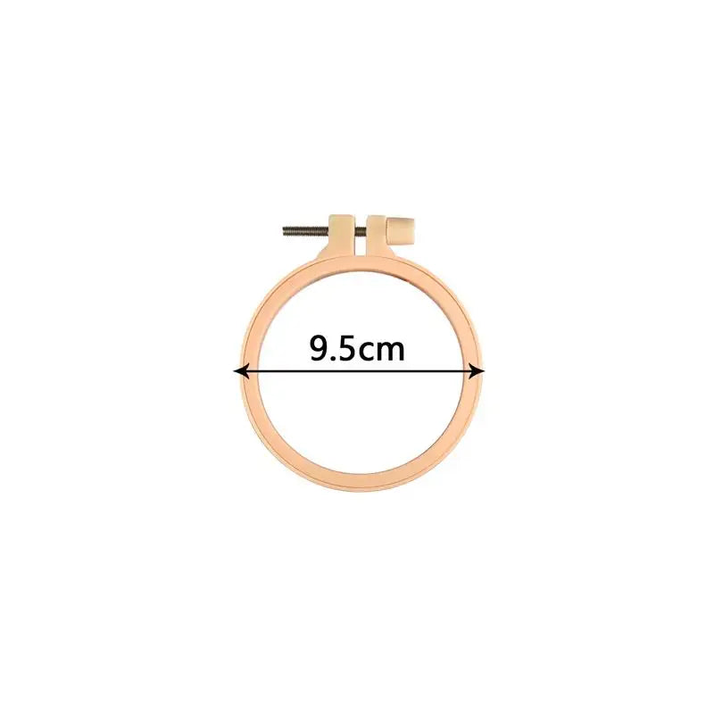 Embroidery Hoop Cross-Stitch Frame Hoop Circle Embroidery Shed DIY Handmade Craft Sewing Needwork Supplies Tools 7.3-27cm - 9