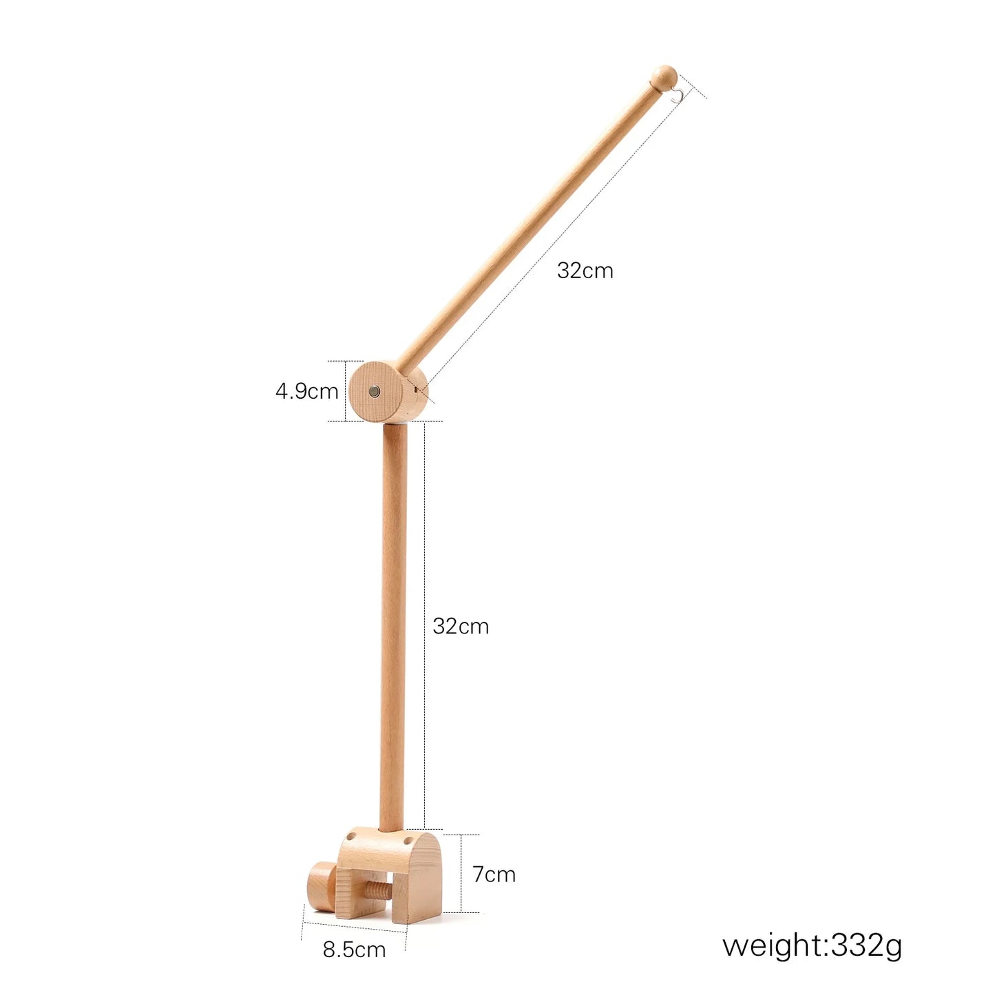 Revolving Music Box For Newborns Baby Crib Imitation Wood Color Hanging Rattle Baby Soothing Musical Toys 0-12 Months Baby Gi