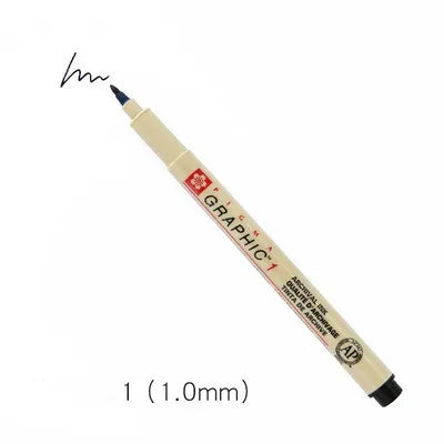 1pcs Sakura Pigma Micron Fine Pen Waterproof Smooth Black Ink Fineliner Drawing Pens Art Sketch Marker Liner Rotulador Tekene