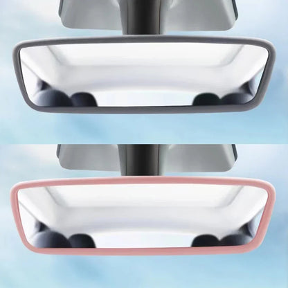 Anti Slip Rearview Mirror Protector Trim Silicone Frame Protection Strip for Tesla Model 3 Y Car Interior Decor Accessories