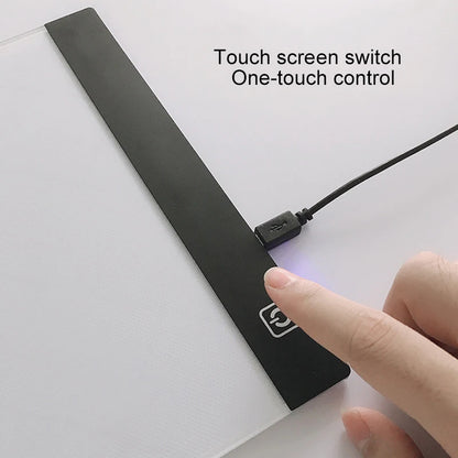 Led Drawing Copy Pad 3 Level Dimmable Board Table Animation Painting Educational Toys Gift Adjustable Light Notepad For Child