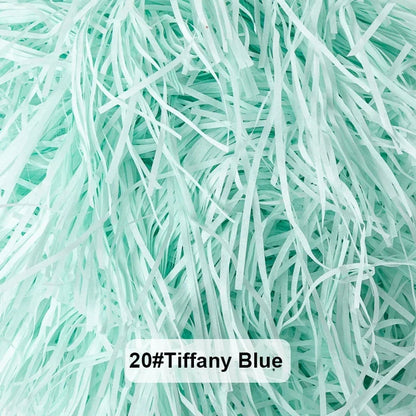 100-20g Multicolored Raffia Paper Shreds & Strands Shredded Crinkle Confetti For DIY Gift Box Wrapping & Basket Filling