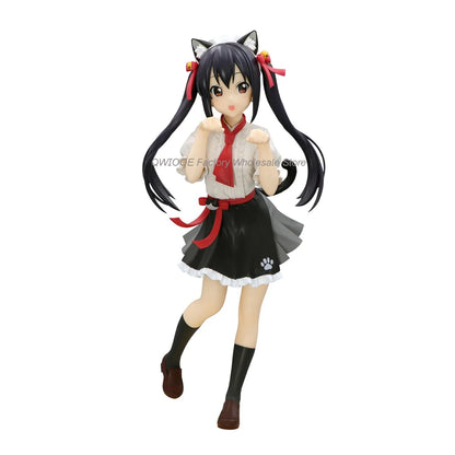 Original Genuine FuRyu K-ON！18cm Nakano Azusa Japanese Anime Action Figure Collectible Model Toys For Boys QWIOOE Droppshipin