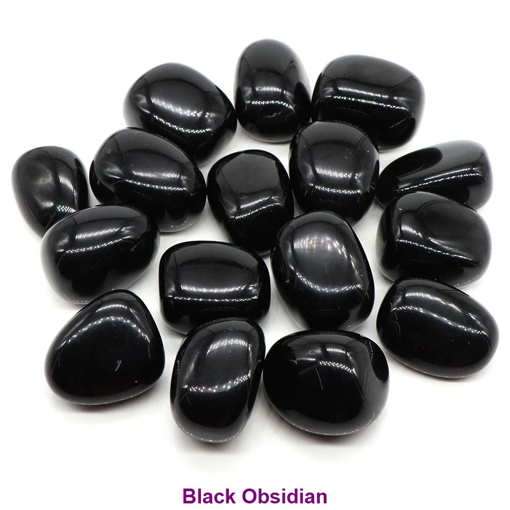 Natural Tumbled Stones Healing Crystal Reiki Quartz Gems Bulk Ore Gravel Energy Mineral Specimen Tank Aquarium Garden Home De