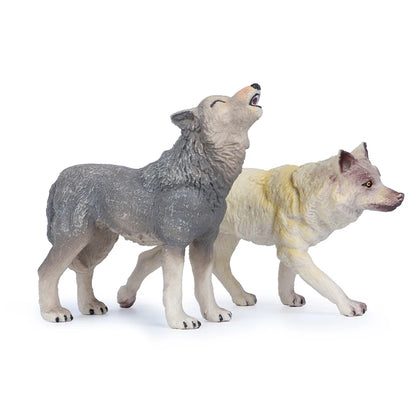 Simulation Wild Animal Model Wolf Monkey Fox Pangolin Squirrel Chinchilla Donkey Sloth Realistic Animal Figures Toys For Kids
