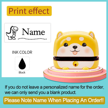 Personalized Name Stamp Set - Custom Waterproof Seal for Organizing Clothes,Shoe,School Supplies,Durable Back To School Gift 