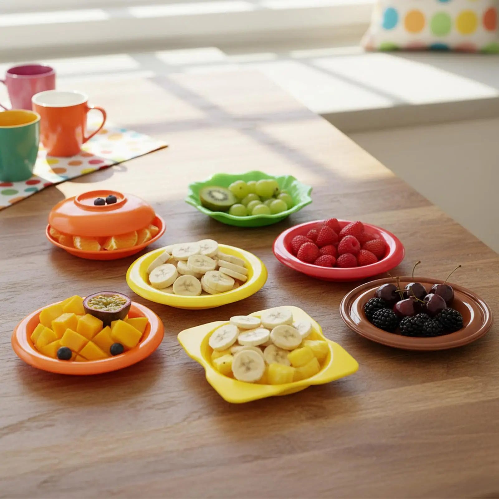 Stackable Hamburger Plate Set Burger 6 Layers Dinner Plate High Value Bone Spit Plate Funny Sauce Containers Table Decor