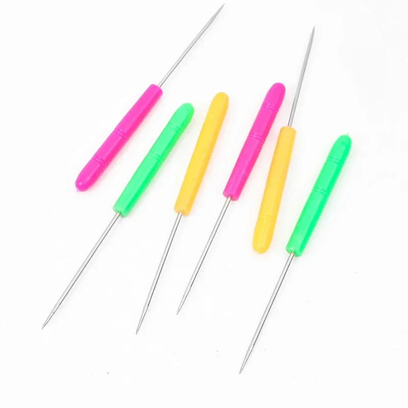 3pcs/lot Hand Craft DIY Tool Set Plastics Handle Scratch Awl Sewing Awl Tool for Sewing, DIY Handicrafts