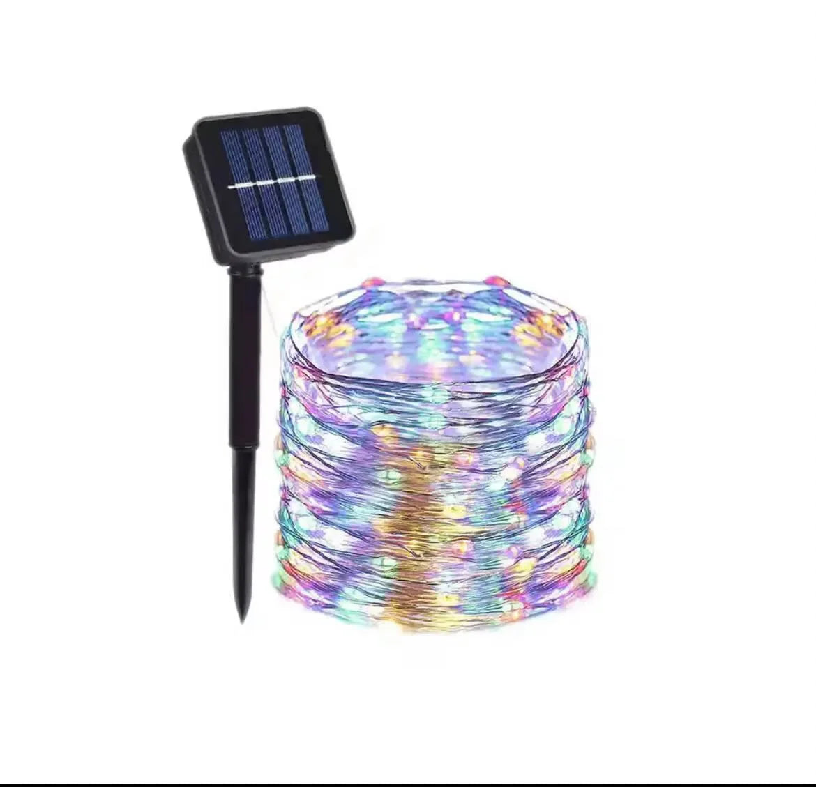 1 2 3 4 5Packs Solar Led Fairy Light Outdoor Christmas Lights 8Modes Copper Wire Lights Waterproof Garden Tree Patio Decor - 