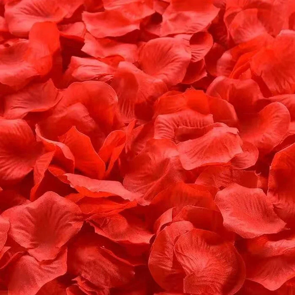 100-10000Pcs Top Colorful Artificial Fake Rose Petals Red White Gold Roses Petal Flowers Romantic Wedding Party Valentine Dec