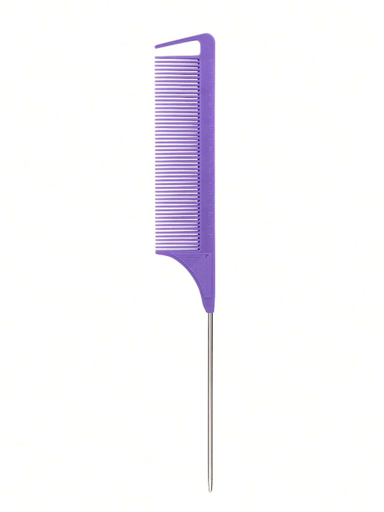 stainless steel pointed tail hair, hair comb hair brush salon hair styling tool hair comb, Special for real hair wigs - KeDuD