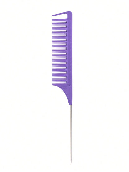 stainless steel pointed tail hair, hair comb hair brush salon hair styling tool hair comb, Special for real hair wigs - KeDuD