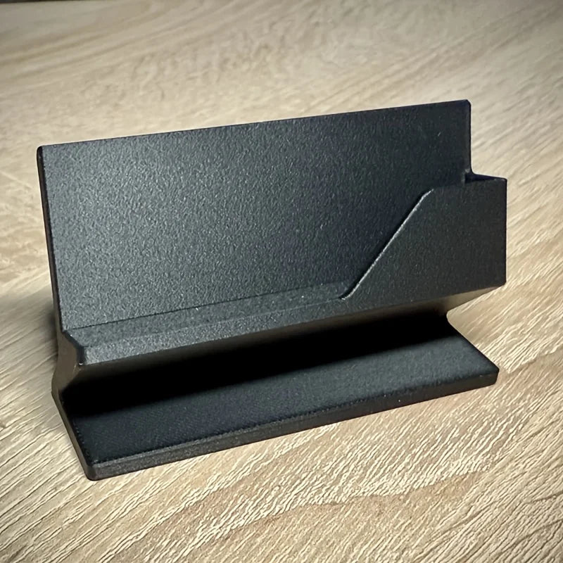 1pc Minimalist Business Card Holder, Plastic Desktop Organizer for Storing and Displaying Your Cards - Suitable for Any Size