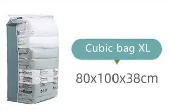 No Need Pump Vacuum Bags Large Plastic Storage Bags for Storing Clothes Blankets Compression Empty Bag Covers Travel Accessor